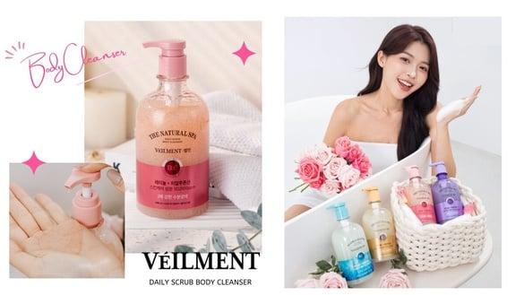 每天最期待的疗愈时刻！韩华人气沐浴露全新升级，添加两倍死海盐，嫩肤透亮洗去疲惫感