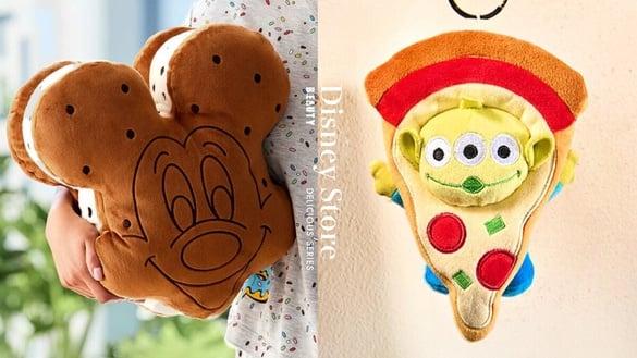 迪士尼粉丝开逛！Disney Store“迪士尼美味系列”，米奇冰淇淋抱枕、比萨三眼怪太可爱
