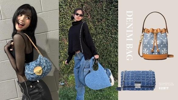 2024春夏“牛仔丹宁包”10款推荐！CELINE、Tory Burch老花、Jennie同款爱心包太想收藏