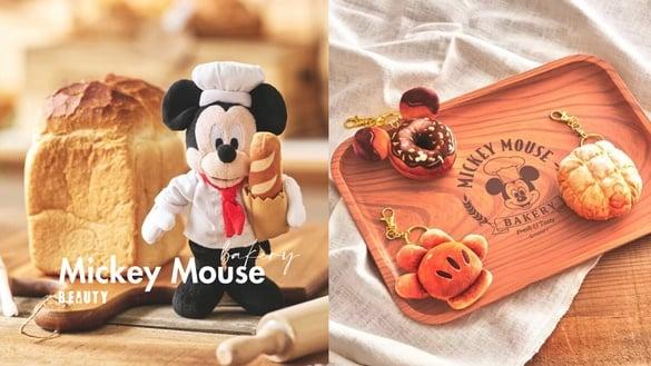 迪士尼“米奇面包屋”周边出炉!米奇甜甜圈&菠萝吊饰、奇奇蒂蒂面包TSUMTSUM可爱必收