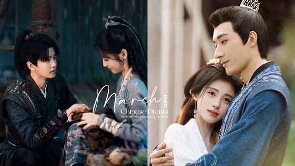 3月网播电视剧热度榜TOP10！《花间令》冲进前五，任嘉伦《烈焰》登第二，冠军有点意外