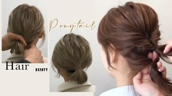 短发、中短发怎么绑马尾？发型师教学分层绑法重点，短发马尾也能收干净、不刺脖卡脖