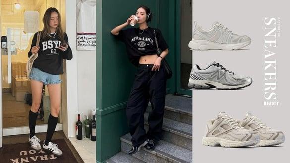 2024韩妞“上脚率最高球鞋”！韩韶禧同款FILA、NB860v2，爆款锁定这7双！