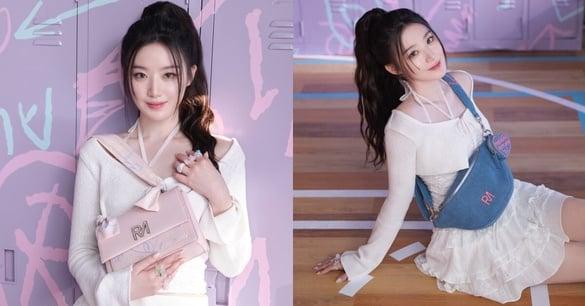 2024春夏韩星同款！(G)I-DLE叶舒华最爱ROBINMAY美式涂鸦&率性丹宁 韩系甜酷风轻松拿捏
