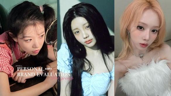 四月Kpop女团个人品牌评价TOP10：全员大洗牌，她刚出道就夺第一，力压Jennie、太妍！