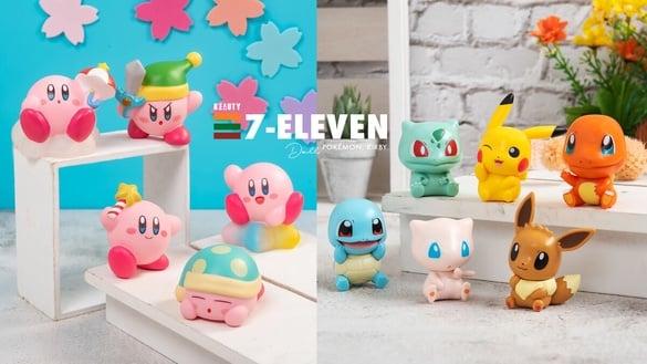 7-11“宝可梦公仔”新上市！6款人气角色现身，再推16款宝可梦转转花生、星之卡比公仔