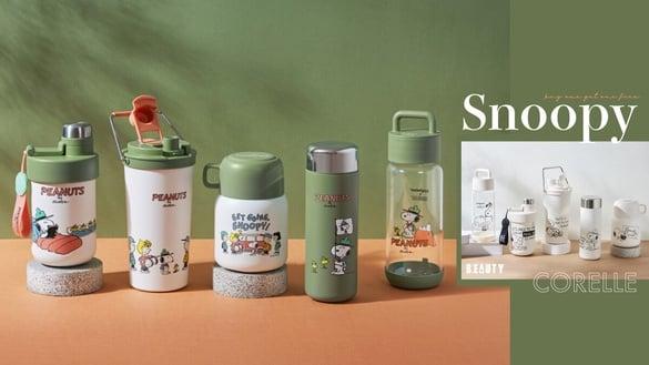 史努比环保杯买一送一！康宁联名史努比环保杯、保温壶超夯热卖，再推买一送一优惠