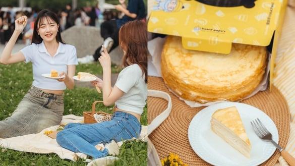 捕获美趴音乐祭人气摊位！超欠吃塔吉特千层冰淇淋口感简直炎夏之神，限量联名款超抢手