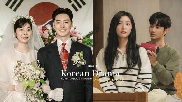 2024平均收视最高韩剧TOP10!《财阀X刑警》第5输《搜查班长1958》，《泪之女王》是真狂