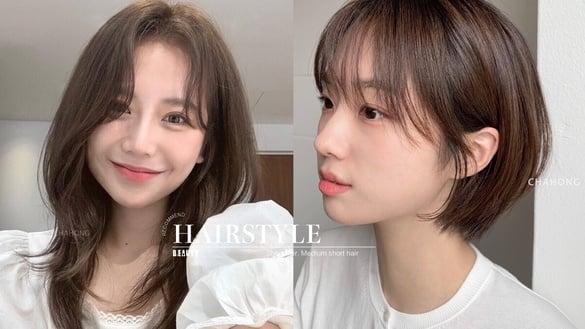 2024夏季短发、中短发发型推荐！低层次剪、无层次不挑脸型，这款层次结构烫慵懒随性