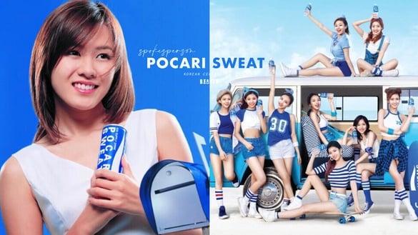 10位韩国经典“宝矿力女孩”：TWICE连续代言3年，韩媒称ILLIT沅禧比孙艺珍更漂亮？