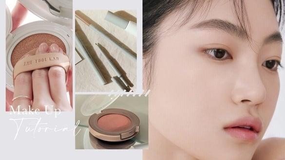 快速伪素颜妆这样画！5分钟淡妆教学，干净底妆+低饱和轮廓是重点，新手完妆高级又干净