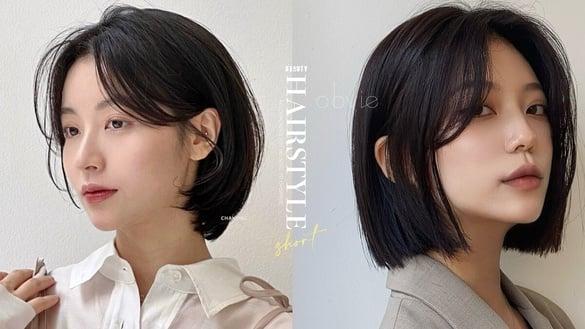 免整理短发、中短发推荐！层次锁骨发、挂耳短发慵懒随性，一刀切、羽毛碎尾显瘦不挑人