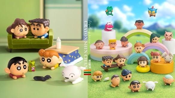 7-11“蜡笔小新MINI系列”盲盒开抽！20款不同角色趴姿现身，再推超萌“小熊维尼周边”