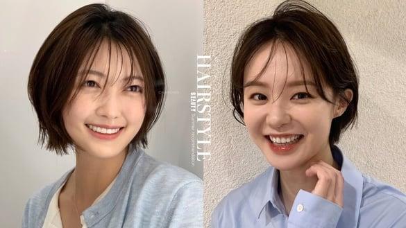 2024层次短发推荐！大热款挂耳短发、水母短发慵懒俐落，圆弧剪、波纹烫减龄氛围感