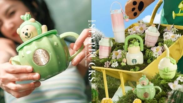 星巴克“多肉花园系列星杯”登场！盆栽马克杯、多肉透明吸管杯、仙人掌胖胖壶可爱必收