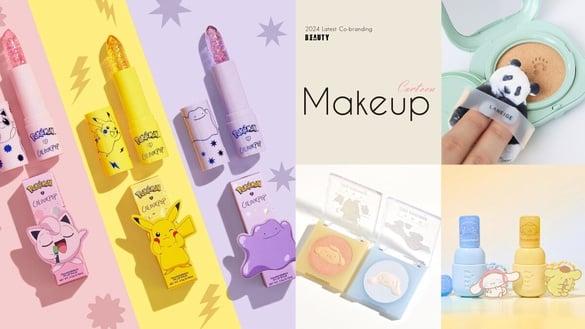 2024最新“卡通联名美妆”整理：大耳狗喜拿、酷洛米全出动，兰芝福宝熊猫粉扑太Q！
