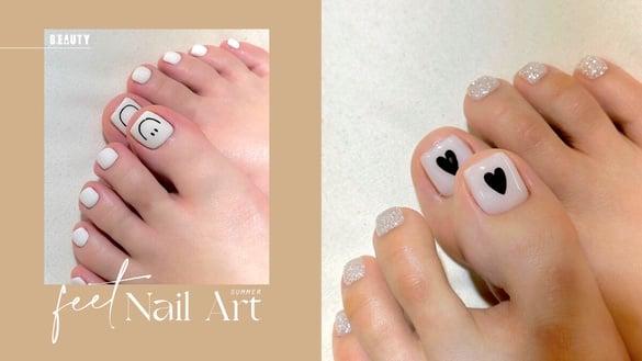 2024夏季“足部美甲图鉴”！纯白单色持续夯，脚趾显白高级，穿凉鞋、拖鞋必做光疗范本