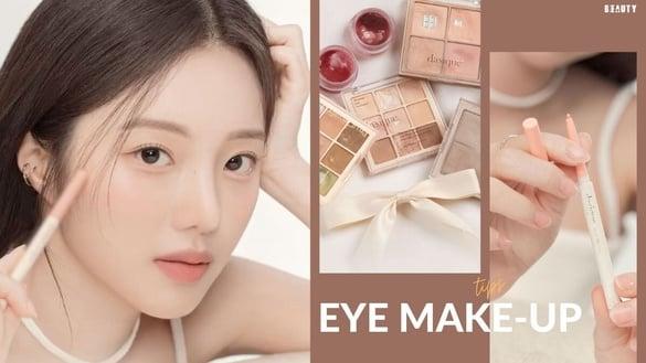 新手干净眼妆技巧！掌握3大关键：“打底范围”、“工具选择”很重要，不怕出油、积线