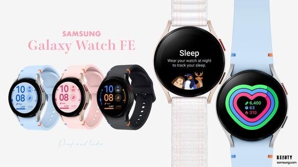 3C手表优惠！三星“Galaxy Watch FE”登场，曜石黑、玫瑰金、星夜银三色，享现折1000