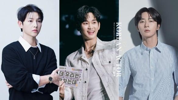 网议最期待“30代韩剧男神新剧”TOP5！朴叙俊仅第5输宋仲基&李敏镐，金秀贤前排不意外