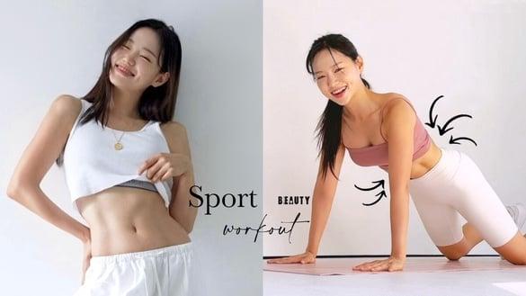 高强度瘦小腹！韩国网红教练瘦肚肉、虐腹运动菜单，两周有感腰间肉、小腹肚肉瘦一圈