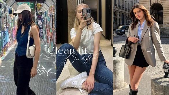 告别多巴胺！2024 春夏松弛感“Clean fit”崛起，基本款单品成衣柜主流！