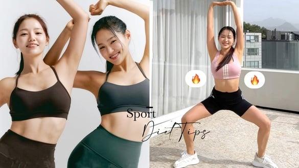 14天有感瘦小腹、瘦腿！韩国网红教练100下运动挑战，一个动作瘦全身，小腹肚肉瘦一圈