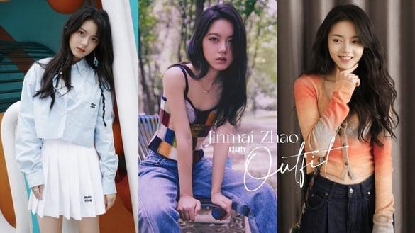 《度华年》赵今麦“私服穿搭”超耐看！藏肉显瘦5大技巧，腰线位置是细腿、显高关键！