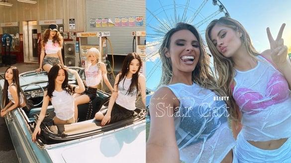 “Star Cat背心”音乐祭就穿它！湿身背心泼水透视效果辣，(G)I-DLE、Doja Cat都在穿！