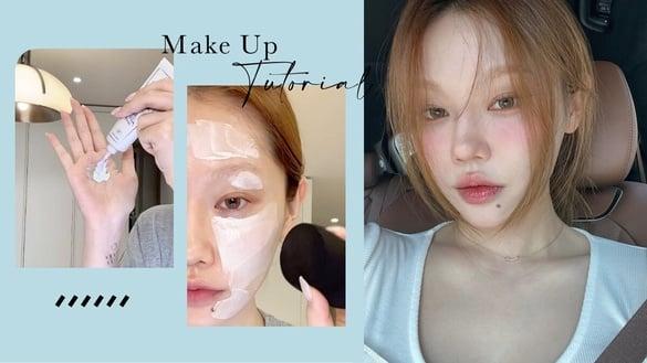 韩系伪素颜这样画！韩女亲授“无粉感妆”画法，减法底妆清透服贴、还原原生肌肤质感