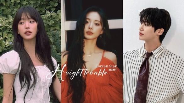 8位韩星“身高困扰”：子瑜喜欢的男生比自己矮、张员瑛要把腿修短，“他”经常撞到头