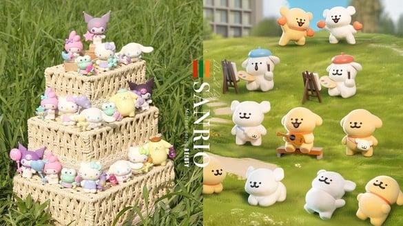 7-11“三丽鸥盲包公仔”可爱登场！KITTY、酷洛米等共18款，再推线条小狗要好系列盲盒