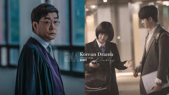 《禹英禑》后ENA再造神剧!《法官大人》结局封神收视创新高，ENA历代韩剧收视排行TOP10