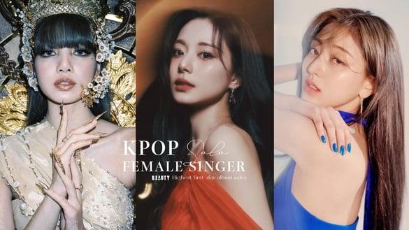 “首日专辑销量最高”Kpop女solo歌手TOP9:子瑜空降第七,冠亚军销量竟相差五十万!