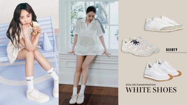2024小白鞋推荐：30款“平价、厚底、耐走”小白鞋，日韩热卖IU、Jennie同款必收！