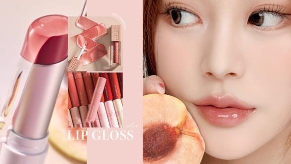 2024清透蜜桃色唇彩推荐：rom&nd根本淡颜天花板，网友公认最佳约会色号是它！