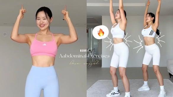 小腹肚肉有感瘦一圈！韩国教练高强度瘦小腹运动，两周下腹游泳圈消失、马甲线浮出