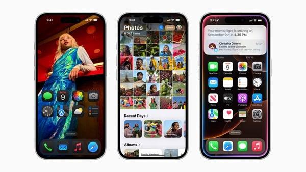 iOS18“全新功能、ai支援机型、灾情整理”懒人包：App上锁隐藏、防晕车模式超贴心！