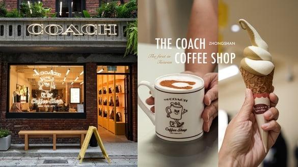 咖啡控必去！中国台湾首家“The COACH Coffee Shop”在中山，冠军鲜奶茶必喝再推千层派