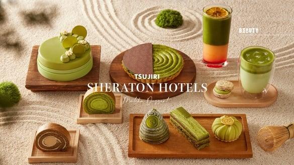 抹茶吃到饱!喜来登联手辻利茶舗推18款抹茶甜点,浓郁抹茶甜点吃到饱还有抹茶饮品