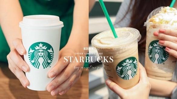 咖啡买一送一！星巴克“买一送一”优惠限时登场，咖啡饮品、星冰乐通通享买一送一优惠