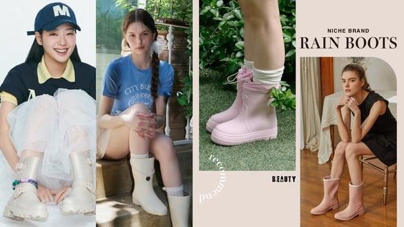 2024雨鞋推荐!除了韩国Rockfish,韩妞都悄悄换上这五大“小众雨鞋品牌”,轻盈显腿细