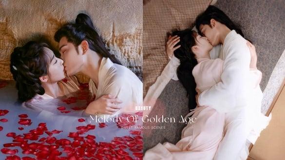 古装剧《长乐曲》结局丁禹兮邓恩熙戏外更高甜！剧里沈渡追妻十次，剧外高甜背背超好嗑