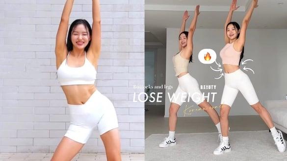 高强度缩臀瘦腿运动！韩国网美教练瘦大腿、缩骨盆运动合集，两周有感屁股、大腿瘦一圈