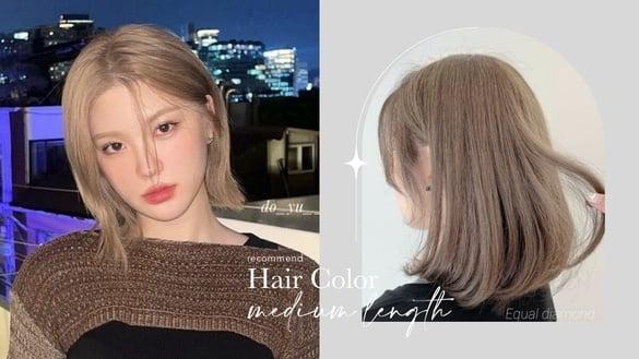 中短发、短发浅棕发色推荐！烟熏粉棕、燕麦米棕超显嫩，奶茶浅金混血感太美