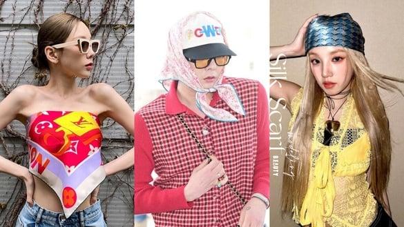 G-Dragon权志龙机场“老奶奶丝巾造型”难驾驭？揭开5款百搭丝巾用法，新手简单好上手