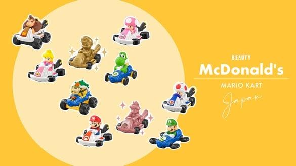 玛利欧在麦当劳！日本麦当劳免费送“玛利欧赛车”，金色玛利欧、粉金碧姬公主通通要收