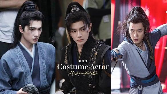 古装剧9男星高马尾造型！《永夜星河》丁禹兮好看，杨洋帅到没天理，第9位真不适合古装