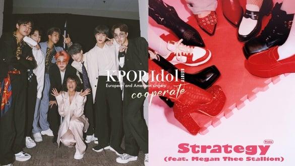 10组Kpop与欧美大咖的神仙合作：不只SEVENTEEN、IVE，TWICE合作Megan将化身超级辣妹！